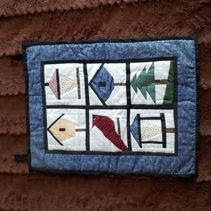 Bird themed wall hanging